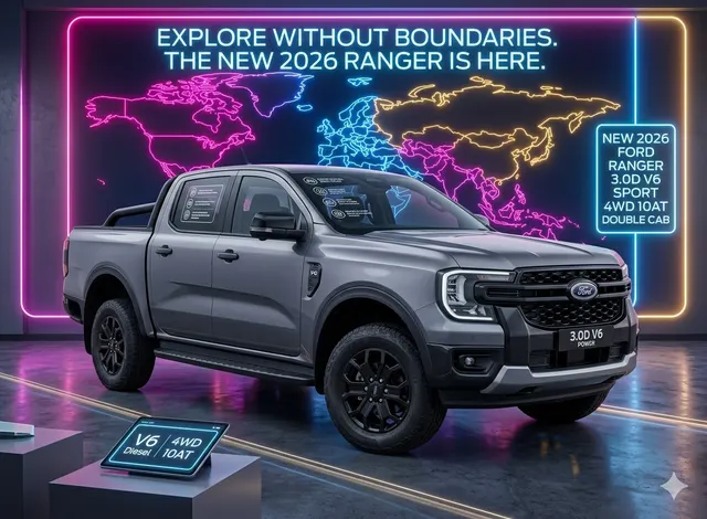 2026 Ford Ranger 3.0TD V6 Double Cab Sport 4WD